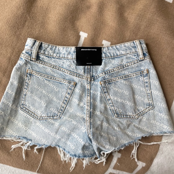 DENIM X ALEXANDER WANG SHORTS - Picture 2 of 4